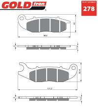 Gold-Fren Bremseklodser