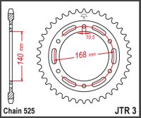 JT Bagkædehjul - JTR3.41 BMW