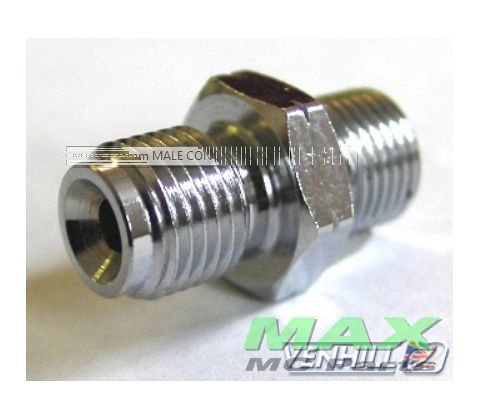 Adaptor 10x1,25X1/8BSP, Concave-Chrome 