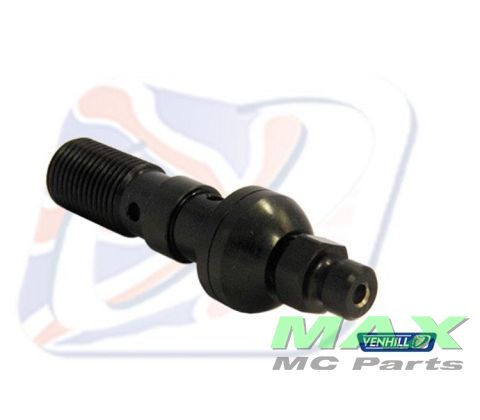 Banjo bolt M10x1,25 BLACK DOBBELT BLEED