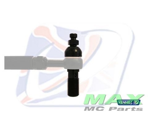 Banjo bolt M10x1,25 BLACK DOBBELT BLEED