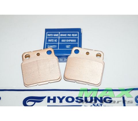 PAD SET SINTER REAR HYOSUNG TE450