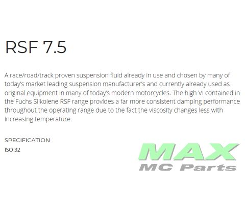 DÆMPER OLIE RSF7,5W 20L-EXTRA HEAT SAFE