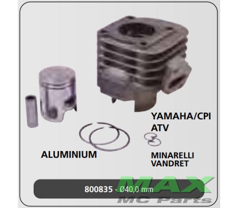 Cylinderkit std. 40,00 AC, NIKASIL 