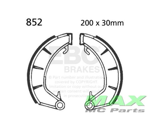 EBC brake shoe set *FRONT* 852 NORTON