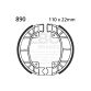 EBC brake shoe set 890