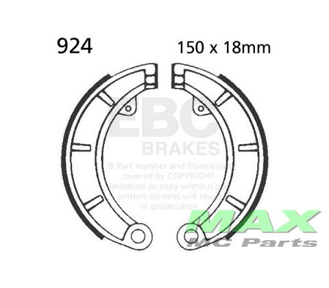 EBC brake shoe set 924