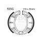 EBC grooved brake shoe set 935G