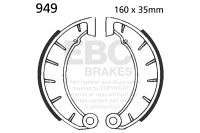 EBC brake shoe set REAR 949 CZ / GAGIVA