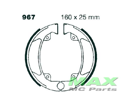 EBC brake shoe set 967