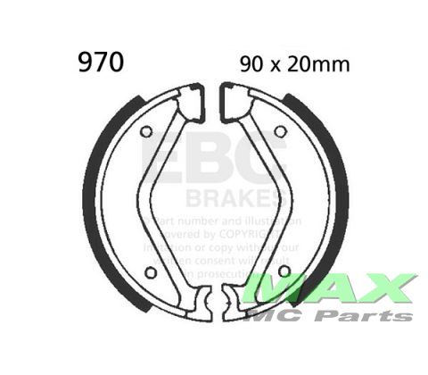 EBC brake shoe set 970 PUCH MS50
