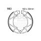 EBC brake shoe set 983