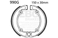 EBC grooved brake shoe set 990G