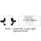 EBC Disc pad set FRONT FA022 BMW