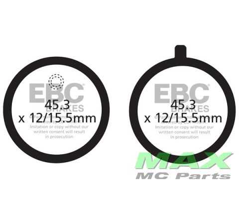 EBC Disc pad set FA028 FRONT FS1 RS100