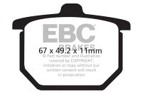 EBC Disc pad set FA029 FRONT GOLDWING