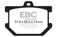 EBC Disc pad set FA034 FRONT(REAR)