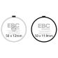 EBC Disc pad *FRONT*  FA038 50x12MM