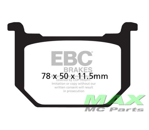 EBC Disc pad set FA051 *FRONT* SUZUKI