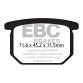 EBC Disc pad set FRONT FA065 SUZUKI