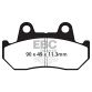 EBC Disc Pads*REAR(+FF)* FA069/3*11,5MM