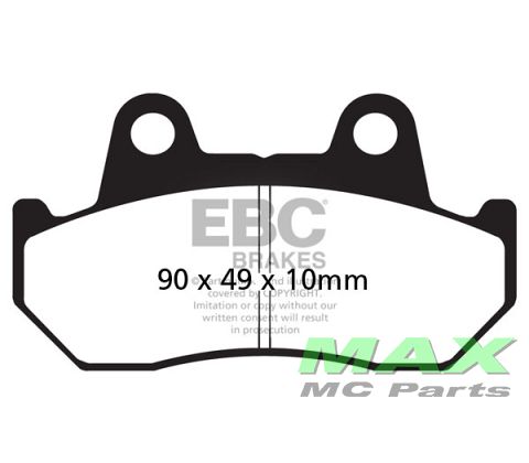 EBC Sintered Pads FF/(RR) FA069HH*10MM*