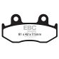 EBC Disc Pads MX *FRONT/REAR* FA092TT