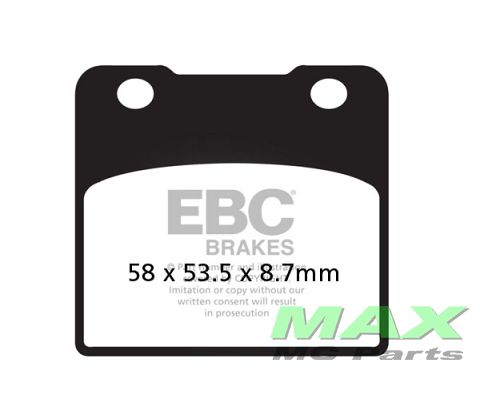 EBC Disc pad *FRONT/REAR* FA103