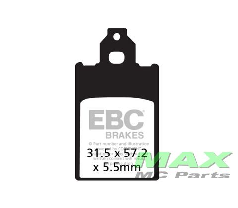 EBC Disc pad set FA116 *EVT: VD-937KV*