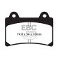EBC Disc pad *FRONT* FA123