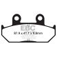 EBC Disc pad *FRONT* FA124 8,8MM