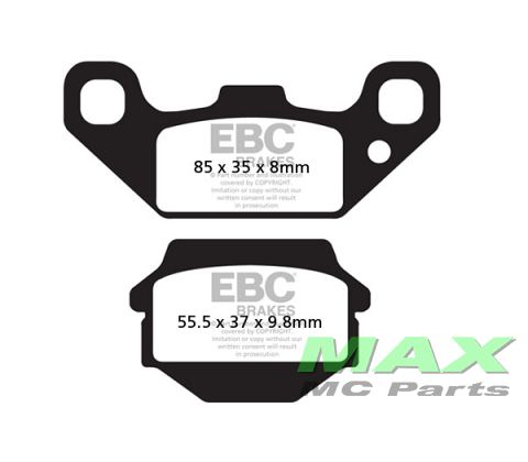 EBC Disc pad set FRONT FA128TT (ATV)