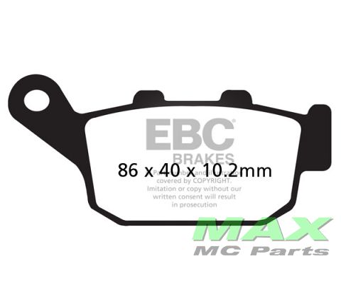 EBC Disc pad set *REAR* FA140