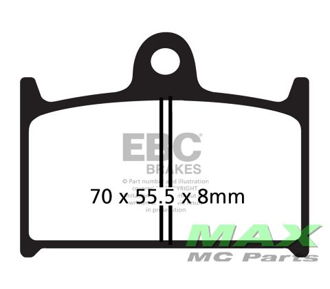 EBC Disc pad set FRONT FA145