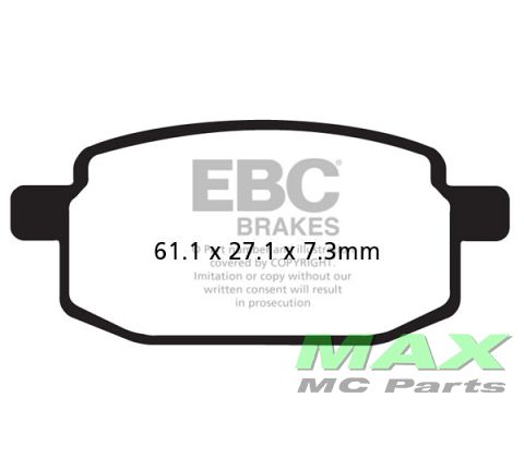 EBC Double- H Sintered Sportbike pad set