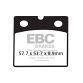 EBC Disc pad set FRONT FA171 BMW K-model