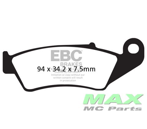 EBC Disc pad *FRONT*FA185TT DIRT RACE