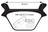 EBC Disc pad set FA200