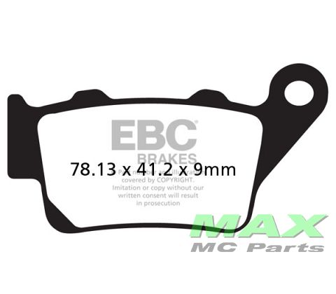 EBC Disc pad set REAR FA208R