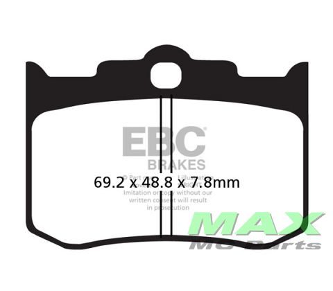 EBC Double- H Sintered Sportbike pad set