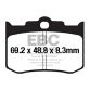 EBC Double- H Sintered Sportbike pad set