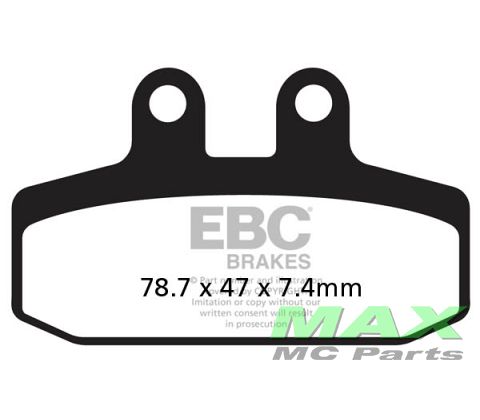EBC Double- H Sintered Sportbike pad set