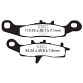 EBC Disc pad set FRONT FA258R KX85 RM85