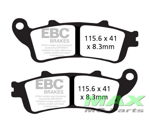 EBC Double- H Sinter*REAR/FRONT* *8,5MM*