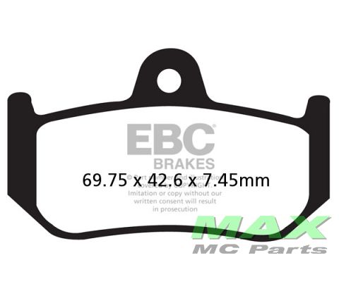 EBC Double- H Sintered Sportbike pad set