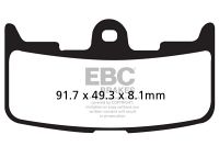 EBC Double- H Sintered Sportbike pad set