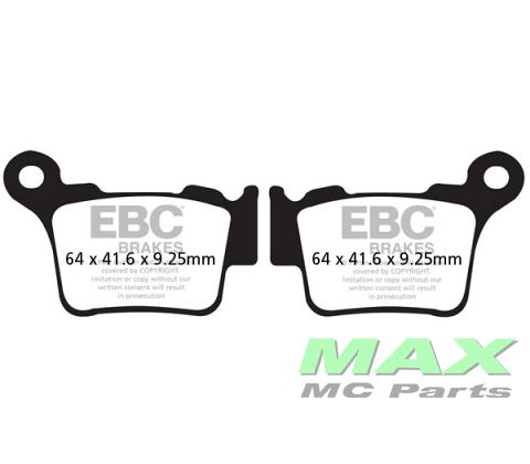 EBC Disc pad *REAR* FA368TT DIRT