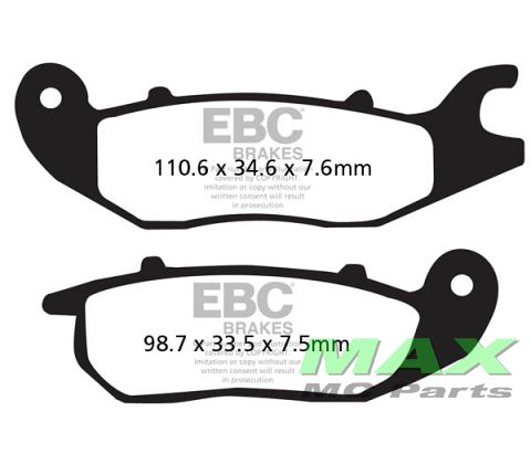 EBC Disc pad *FRONT* FA375