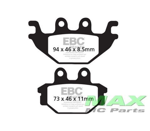 EBC Disc pad set FRONT/REAR FA377