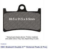 EBC Double Sintered*FRONT*YZFR6 MT10